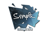 Artwork for Sticker | s1mple | Cologne 2016