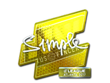 Artwork for Sticker | s1mple (Foil) | Atlanta 2017