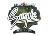 Artwork for Sticker | s1mple (Foil) | Berlin 2019