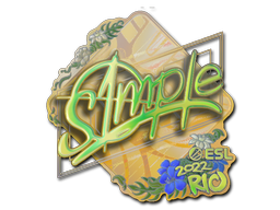 Sticker | s1mple | Rio 2022