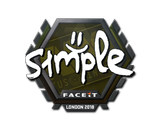 Artwork for Sticker | s1mple | London 2018