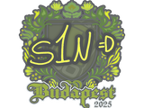 Artwork for Sticker | s1n | Budapest 2025