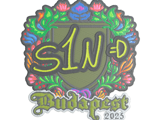 Sticker | s1n (Embroidered) | Budapest 2025