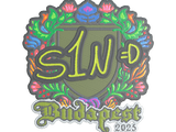 Artwork for Sticker | s1n (Embroidered) | Budapest 2025