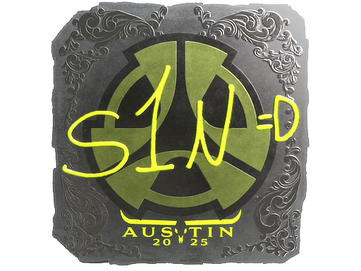 Sticker | s1n | Austin 2025