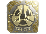 Artwork for Sticker | s1n (Gold) | Austin 2025