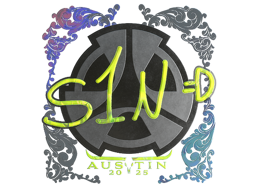 Sticker | s1n | Austin 2025