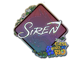 Artwork for Sticker | S1ren (Glitter) | Rio 2022