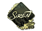 Artwork for Sticker | S1ren (Gold) | Rio 2022