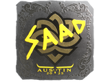 Artwork for Sticker | saadzin (Foil) | Austin 2025