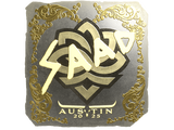 Artwork for Sticker | saadzin (Gold) | Austin 2025