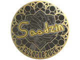 Artwork for Sticker | saadzin (Gold) | Cologne 2026