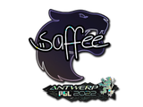 Artwork for Sticker | saffee (Glitter) | Antwerp 2022