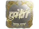 Artwork for Sticker | saffee (Gold) | Austin 2025