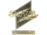 Artwork for Sticker | salazar (Gold) | Copenhagen 2024