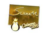Artwork for Sticker | ScreaM (Gold) | Cologne 2015