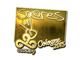 Artwork for Sticker | seang@res (Gold) | Cologne 2015