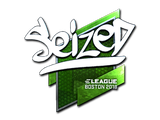 Artwork for Sticker | seized (Foil) | Boston 2018