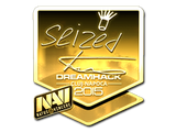 Artwork for Sticker | seized (Gold) | Cluj-Napoca 2015