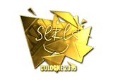 Artwork for Sticker | seized (Gold) | Cologne 2016