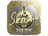 Artwork for Sticker | Senzu (Gold) | Austin 2025