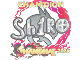 Artwork for Sticker | sh1ro (Glitter, Champion) | Shanghai 2024