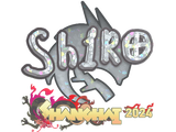 Artwork for Sticker | sh1ro (Glitter) | Shanghai 2024