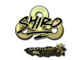 Artwork for Sticker | sh1ro (Gold) | Antwerp 2022