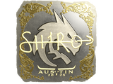 Artwork for Sticker | sh1ro (Gold) | Austin 2025