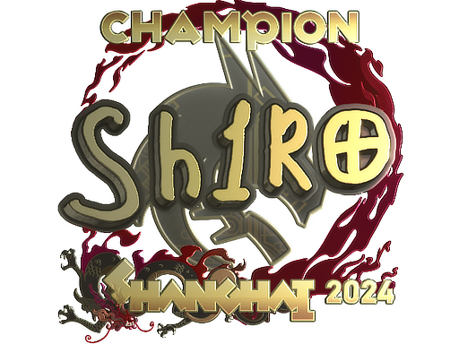 Sticker | sh1ro (Gold, Champion) | Shanghai 2024