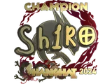 Artwork for Sticker | sh1ro (Gold, Champion) | Shanghai 2024