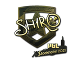 Artwork for Sticker | sh1ro (Gold) | Stockholm 2021