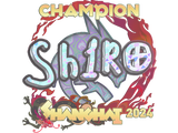 Artwork for Sticker | sh1ro (Holo, Champion) | Shanghai 2024