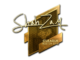 Artwork for Sticker | ShahZaM (Gold) | Boston 2018