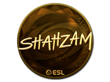 Artwork for Sticker | ShahZaM (Gold) | Katowice 2019