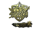 Artwork for Sticker | shalfey (Gold) | Antwerp 2022
