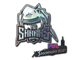 Artwork for Sticker | Sharks Esports (Holo) | Stockholm 2021