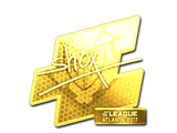 Artwork for Sticker | shox (Gold) | Atlanta 2017