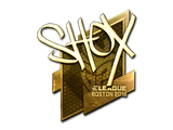 Artwork for Sticker | shox (Gold) | Boston 2018