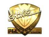 Sticker | shox (Gold) | Krakow 2017