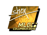 Artwork for Sticker | shox (Gold) | MLG Columbus 2016