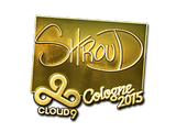 Artwork for Sticker | shroud (Gold) | Cologne 2015