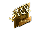 Artwork for Sticker | SicK (Gold) | Boston 2018
