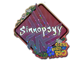 Artwork for Sticker | sinnopsyy (Glitter) | Rio 2022