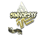 Artwork for Sticker | sinnopsyy (Gold) | Paris 2023