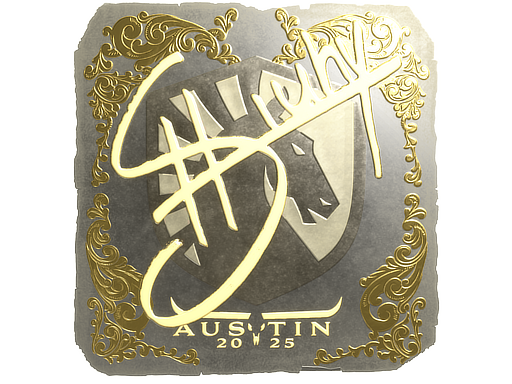 Sticker | siuhy (Gold) | Austin 2025