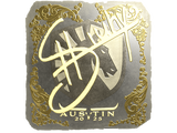 Artwork for Sticker | siuhy (Gold) | Austin 2025