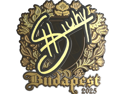 Sticker | siuhy (Gold) | Budapest 2025