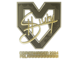Artwork for Sticker | siuhy (Gold) | Copenhagen 2024