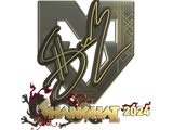 Artwork for Sticker | siuhy (Gold) | Shanghai 2024